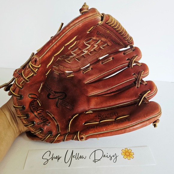 Rawlings SG56 The Premium Series Baseball Glove Deep Well Basket Web RHT - 1216